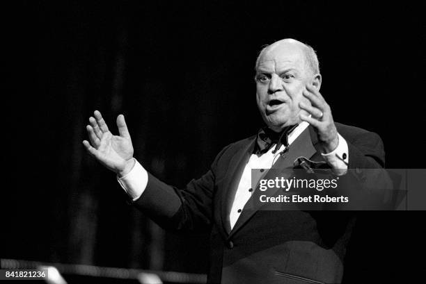 Don Rickles performing at Radio City Music Hall in New York City on April 19, 1994. He was the opening act for Frank Sinatra.