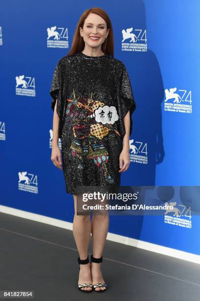 Julianne Moore attends the 'Suburbicon' photocall during the 74th Venice Film Festival on September 2, 2017 in Venice, Italy.