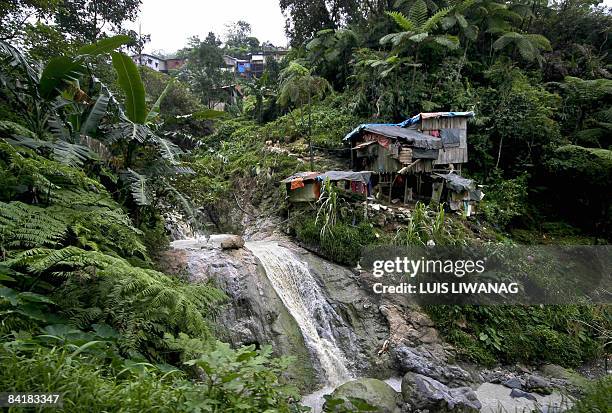 Philippines-environment-mining-pollution,FEATURE by Cecil Morella A stream that bisects the Diwalwal mining community in the southern Philippine city...