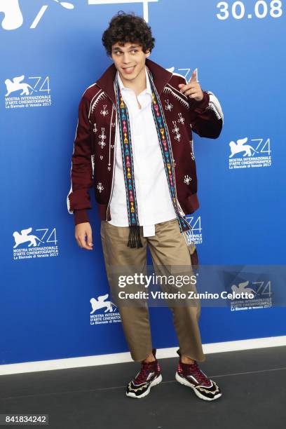 Eduardo Valdarnini attends the 'Suburra. La Serie' photocall during the 74th Venice Film Festival on September 2, 2017 in Venice, Italy.