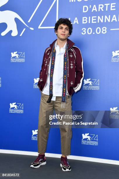 Eduardo Valdarnini attends the 'Suburra. La Serie' photocall during the 74th Venice Film Festival on September 2, 2017 in Venice, Italy.