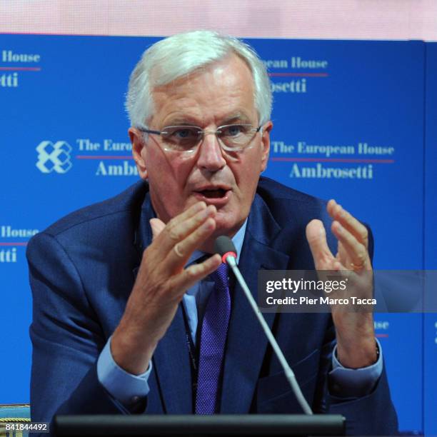 Michel Barnier Chief Negotiator of the European Commission's Task Force for the preparation and conduct of the negotiatons with the United Kingdom...