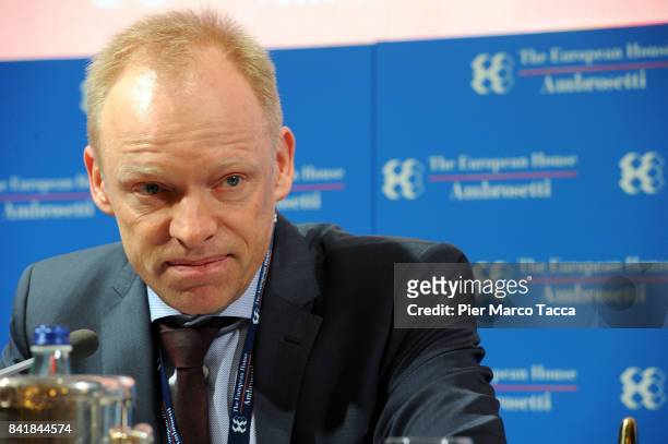 Clemens Fuest, President of the Ifo Institute for Economic Research attends the Ambrosetti International Economic Forum on September 2, 2017 in...
