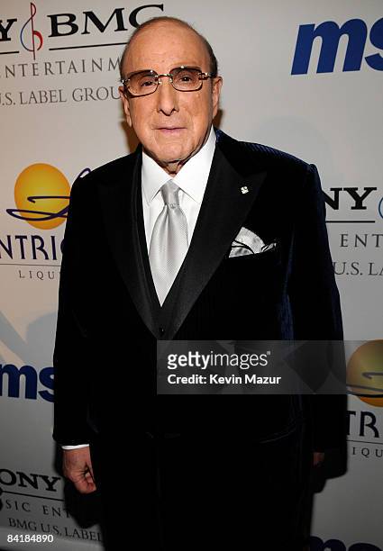Chairman and CEO of BMG US Clive Davis attends the 2008 Clive Davis Pre-GRAMMY party at the Beverly Hilton Hotel on February 9, 2008 in Los Angeles,...