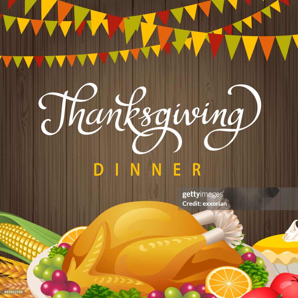 Thanksgiving Dinner Party Invitations