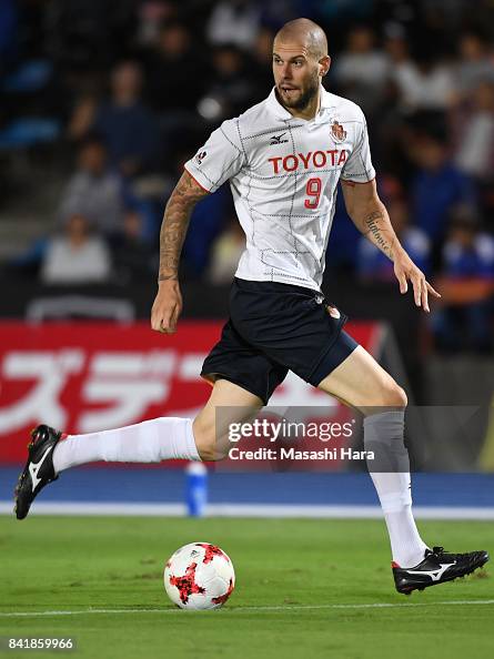 Robin Simovic Robin Simovic of Nagoya Grampus in action during the J.League J2 ...
