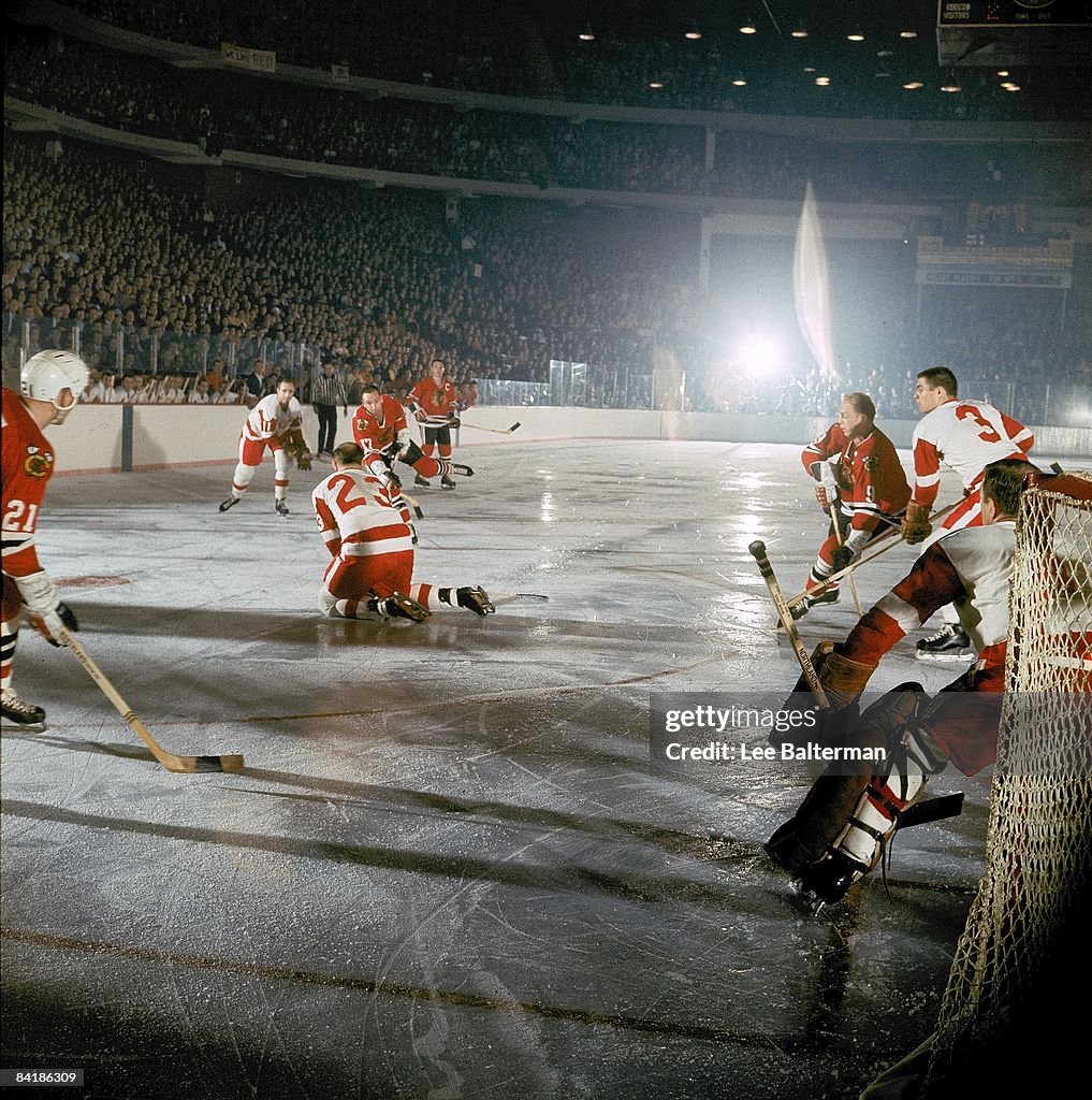 Chicago Blackhawks vs Detroit Red Wings, 1966 NHL Semifinals