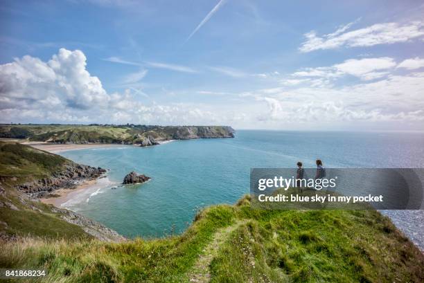 Three Cliffs Bay, Gower, South Wales, UK