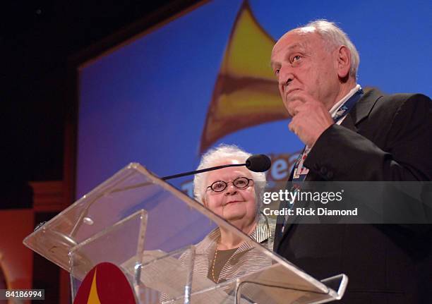 Ronnie Gilbert and Fred Hellerman of The Weavers, Grammy Lifetime Achievement Award honorees