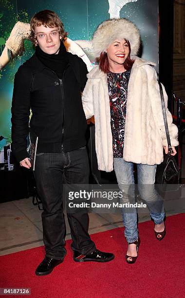 Alfie Allen and Jaime Winstone attend the Cirque du Soleil, Quidam Gala Premiere at Royal Albert Hall on January 6, 2009 in London, England.