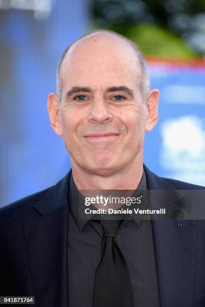 Samuel Maoz walks the red carpet ahead of the 'Foxtrot' screening during the 74th Venice Film Festival at Sala Grande on September 2, 2017 in Venice,...