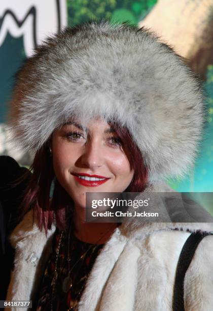 Jaime Winstone arrives at the Cirque du Soleil, Quidam - Gala Premiere at the Royal Albert Hall on January 6, 2009 in London, England.