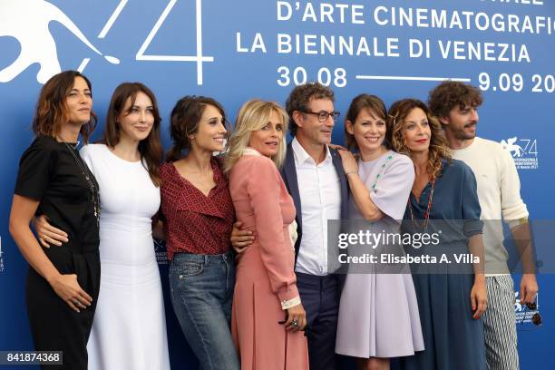 Anna Foglietta, Anita Caprioli, Silvia D'Amico, Isabella Ferrari, director Francesco Patierno, Barbora Bobulova, Carlotta Natoli and Michele Riondino...