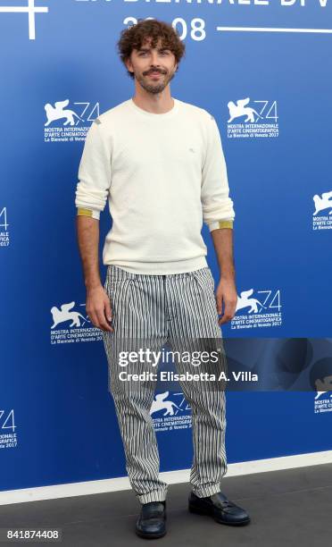 Michele Riondino attends the 'Diva!' photocall during the 74th Venice Film Festival on September 2, 2017 in Venice, Italy.