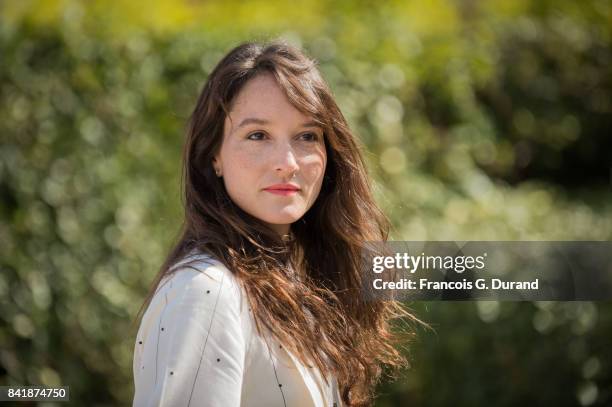 Anais Demoustier poses at the Revelation Jury photocall during the 43rd Deauville American Film Festival on September 2, 2017 in Deauville, France.