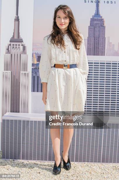 Anais Demoustier poses at the Revelation Jury photocall during the 43rd Deauville American Film Festival on September 2, 2017 in Deauville, France.