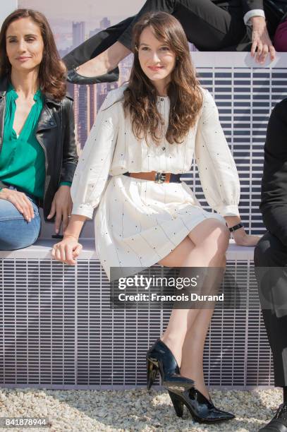 Anais Demoustier poses at the Revelation Jury photocall during the 43rd Deauville American Film Festival on September 2, 2017 in Deauville, France.