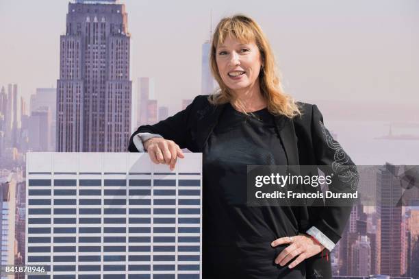 Emmanuelle Bercot poses at the Revelation Jury photocall during the 43rd Deauville American Film Festival on September 2, 2017 in Deauville, France.