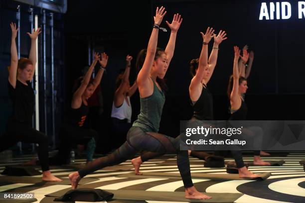 Paleta CalmQuality and Albert Mordue present Nike NTC Yoga during the Bread & Butter by Zalando at Arena Hall, arena Berlin on September 2, 2017 in...