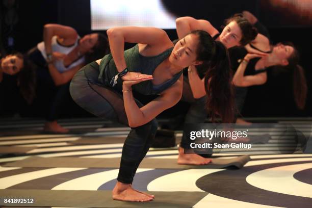 Paleta CalmQuality and Albert Mordue present Nike NTC Yoga during the Bread & Butter by Zalando at Arena Hall, arena Berlin on September 2, 2017 in...