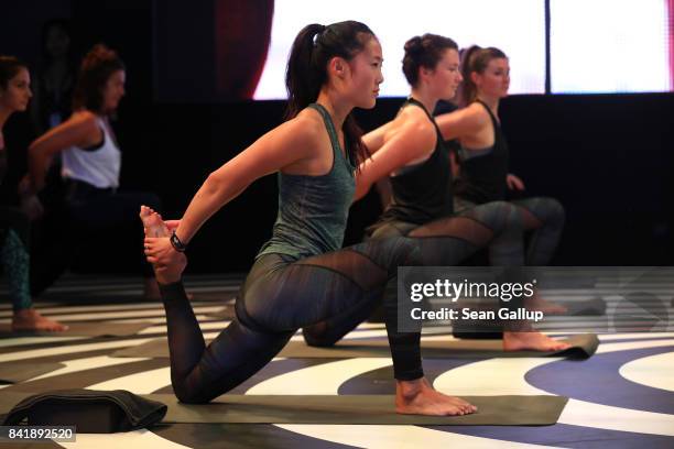 Paleta CalmQuality and Albert Mordue present Nike NTC Yoga during the Bread & Butter by Zalando at Arena Hall, arena Berlin on September 2, 2017 in...