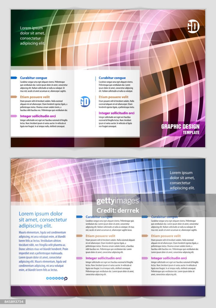 Leaflet Examples Readable Leaflet Design Example High-Res Vector Graphic - Getty Images