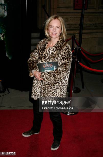 Mariella Frostrup attends the gala premiere of Cirque du Soleil, Quidam at Royal Albert Hall on January 6, 2009 in London, England.