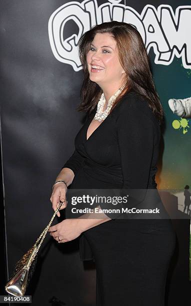 Amanda Lamb attends the gala premiere of Cirque du Soleil, Quidam at Royal Albert Hall on January 6, 2009 in London, England.