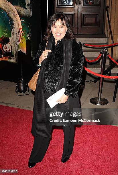 Arlene Phillips attends the gala premiere of Cirque du Soleil, Quidam at Royal Albert Hall on January 6, 2009 in London, England.