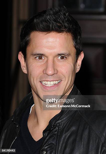 Jeremy Edwards attends the gala premiere of Cirque du Soleil, Quidam at Royal Albert Hall on January 6, 2009 in London, England.