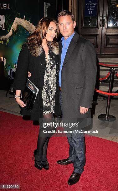 Tamara Ecclestone and Robert Montaque attend the gala premiere of Cirque du Soleil, Quidam>>at Royal Albert Hall on January 6, 2009 in London,...