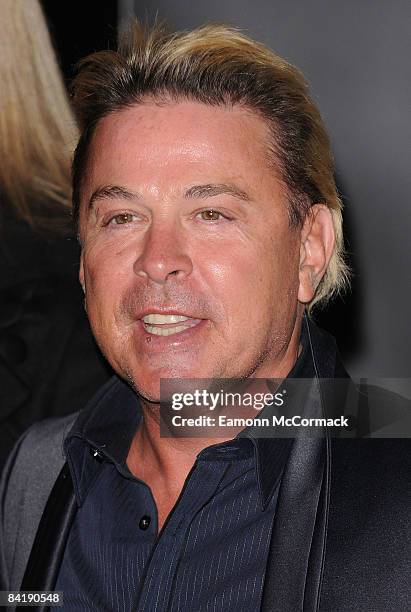 David Van Day attends the gala premiere of Cirque du Soleil, Quidam at Royal Albert Hall on January 6, 2009 in London, England.