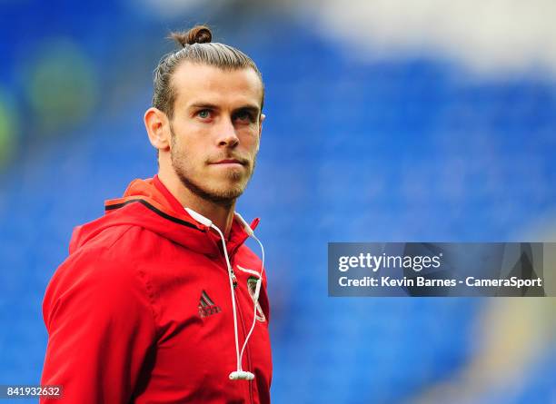 Wales Gareth Bale during the FIFA 2018 World Cup Qualifier between Wales and Austria at Cardiff City Stadium on September 2, 2017 in Cardiff, Wales.