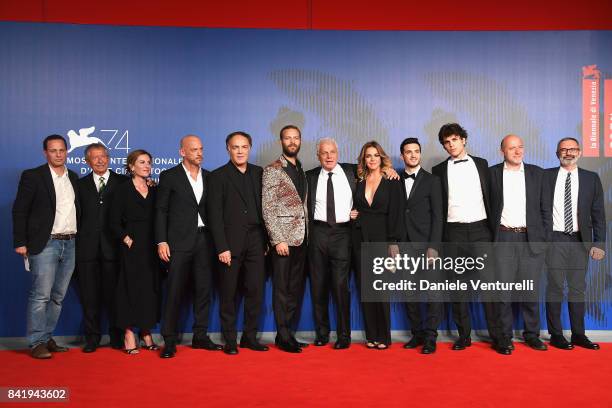 Filippo Nigro, Francesco Acquaroli, Alessandro Borghi, Michele Placido, Claudia Gerini, Giacomo Ferrara, Eduardo Valdarnini, Andrea Molaioli and...