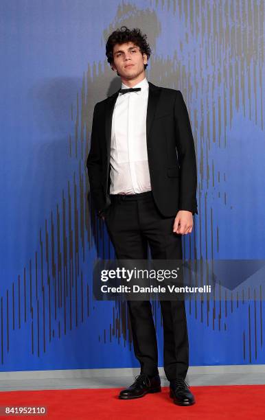 Eduardo Valdarnini attends the 'Suburra The Series' premiere during the 74th Venice Film Festival on September 2, 2017 in Venice, Italy.