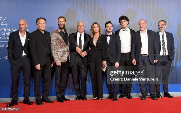 Filippo Nigro, Francesco Acquaroli, Alessandro Borghi, Michele Placido, Claudia Gerini, Giacomo Ferrara, Eduardo Valdarnini, Andrea Molaioli and...