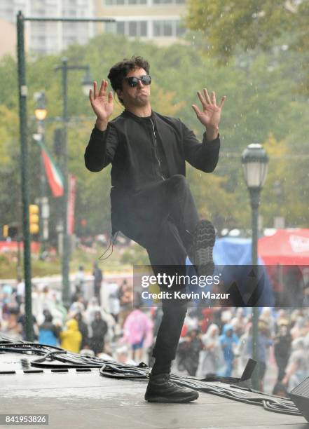 Francis Farewell Starlite of Francis and the Lights performs onstage during the 2017 Budweiser Made in America festival - Day 1 at Benjamin Franklin...