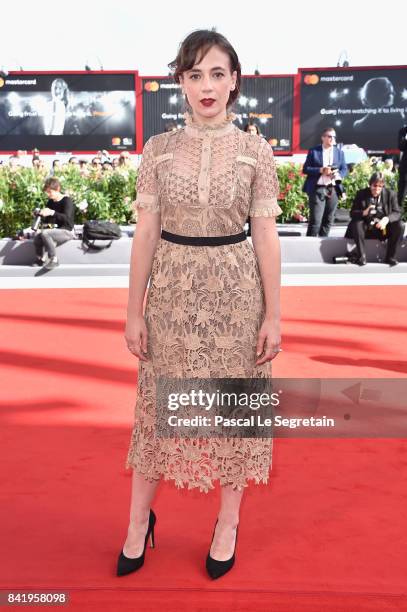 Guest walks the red carpet ahead of the 'Foxtrot' screening during the 74th Venice Film Festival at Sala Grande on September 2, 2017 in Venice, Italy.