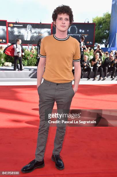 Guest walks the red carpet ahead of the 'Foxtrot' screening during the 74th Venice Film Festival at Sala Grande on September 2, 2017 in Venice, Italy.