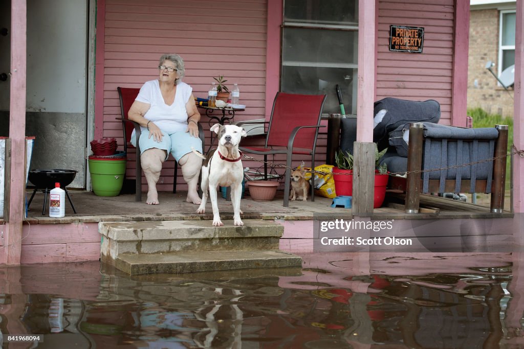 Southeast Texas Inundated After Harvey Makes Second Pass Over The Region