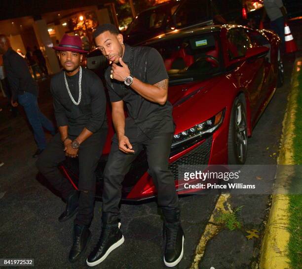 Larenz Tate and Ludacris attend the Black Hollywood Affair at Gold Room on September 2, 2017 in Atlanta, Georgia.