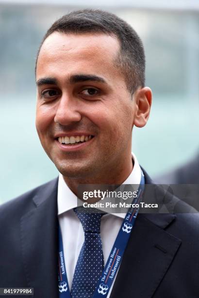 Luigi Di Maio member of Italian Parliament attends the Ambrosetti International Economic Forum on September 2, 2017 in Cernobbio, Como,...