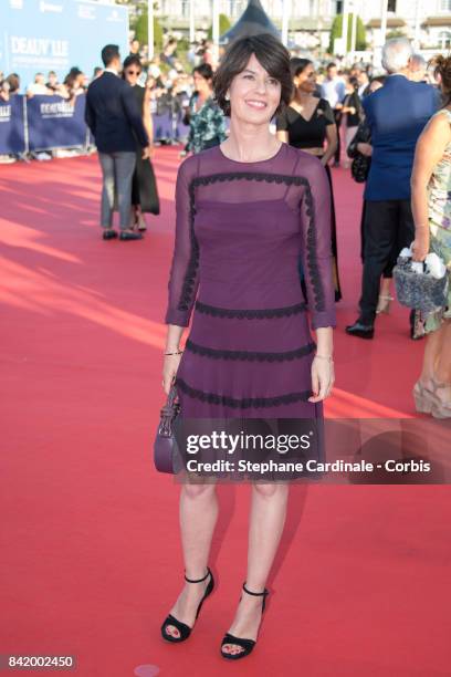 Irene Jacob attends the Tribute to Robert Pattinson and "Good Time" Premiere during the 43rd Deauville American Film Festival on September 2, 2017 in...