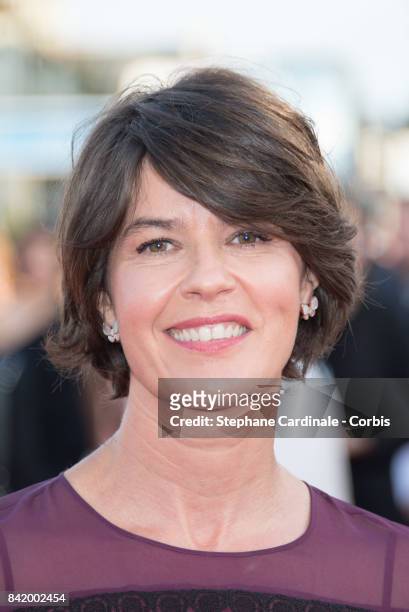 Irene Jacob attends the Tribute to Robert Pattinson and "Good Time" Premiere during the 43rd Deauville American Film Festival on September 2, 2017 in...