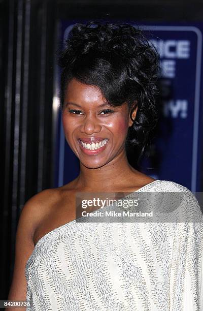 Aicha McKenzie attends the UK gala screening of Clubbed at Ruby Blue on January 7, 2009 in London, England.