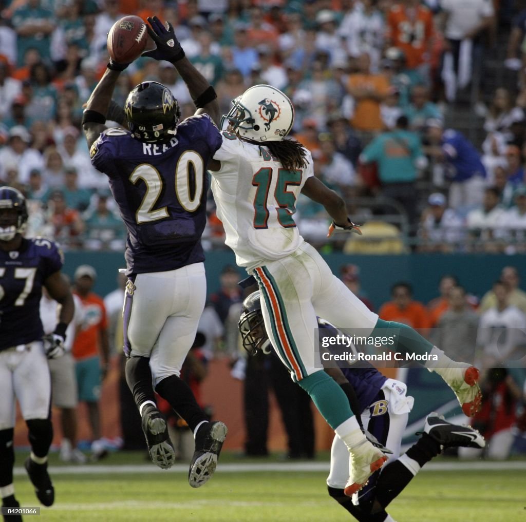 AFC Wild Card Game:  Baltimore Ravens v Miami Dolphins