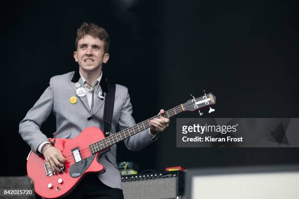 Josh McClorey of The Strypes performs at Electric Picnic Festival at Stradbally Hall Estate on September 2, 2017 in Laois, Ireland.