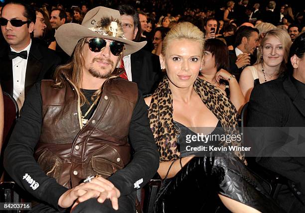 Kid Rock and guest in the audience during the 35th Annual People's Choice Awards held at the Shrine Auditorium on January 7, 2009 in Los Angeles,...