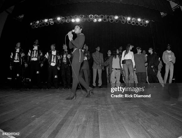 Atlanta Toni Braxton , LaFace co-founders Kenneth "Babyface" Edmonds and Antonio "L.A." Reid, TLC, Pebbles and Evander Holyfield attends LaFace...