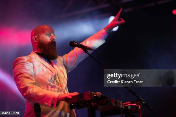 Michael Pope of Le Galaxie performs at Electric Picnic Festival at Stradbally Hall Estate on September 2, 2017 in Laois, Ireland.